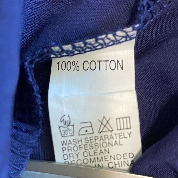 Ashir Aley 100% Cotton Embroidered Bohemian Loose Fitting Top - Picture 13 of 13